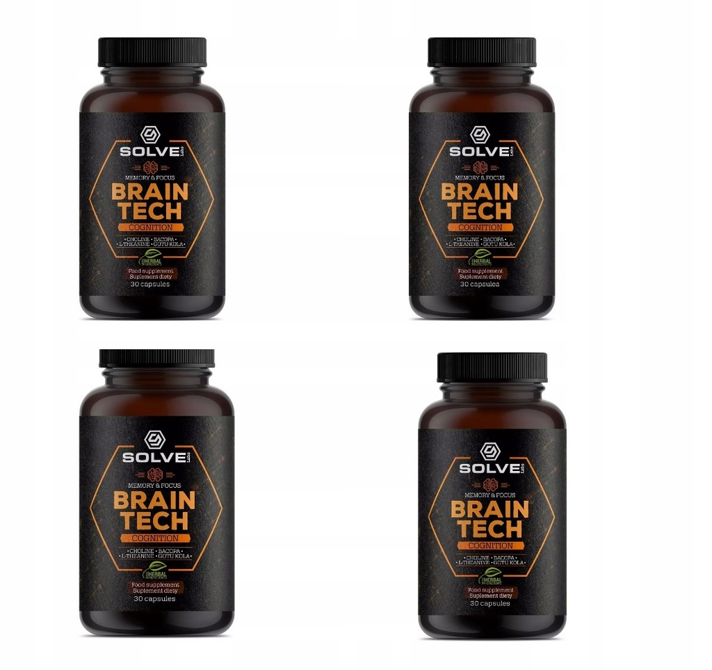 4op BRAIN TECH - MEMORY & FOCUS 30 KAPS Solve