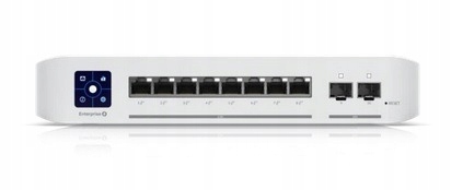 Switch Ubiquiti 120W USW-Enterprise-8-PoE UniFi 8x 2.5GbE 2x SFP+ 8x PoE+