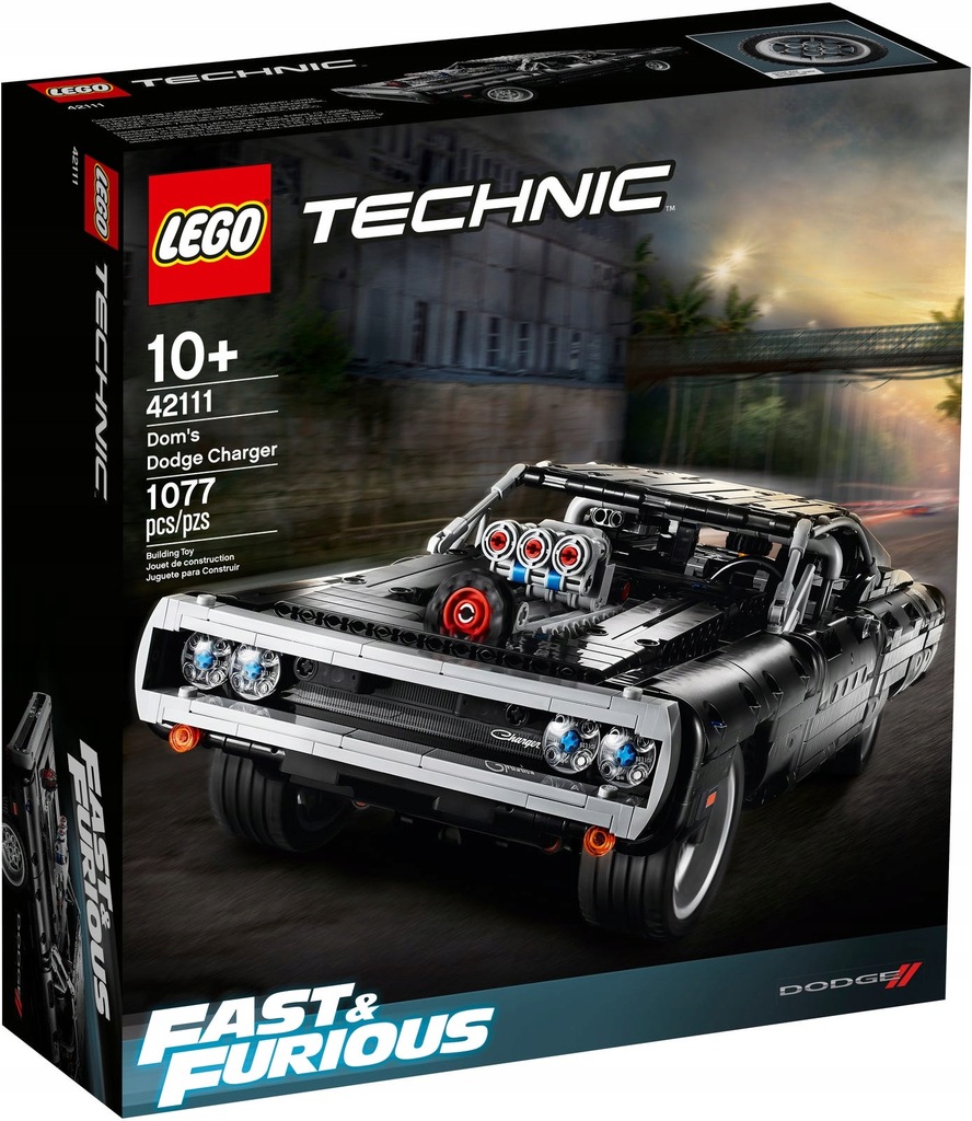 LEGO Technic Dom's Dodge Charger 42111 - NOWE !