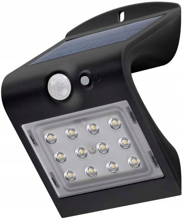 Lampa solarna LED 1,5 W kinkiet Goobay IP65 Black