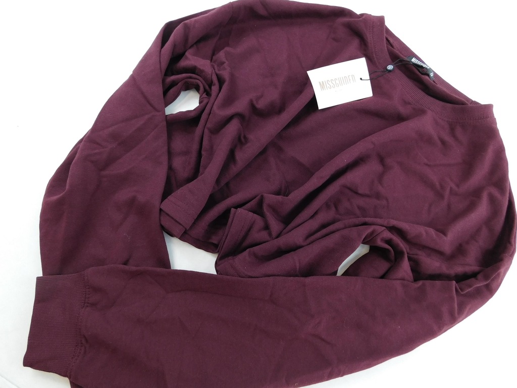 1602e33 MISSGUIDED bluza DAMSKA bordo 4XL