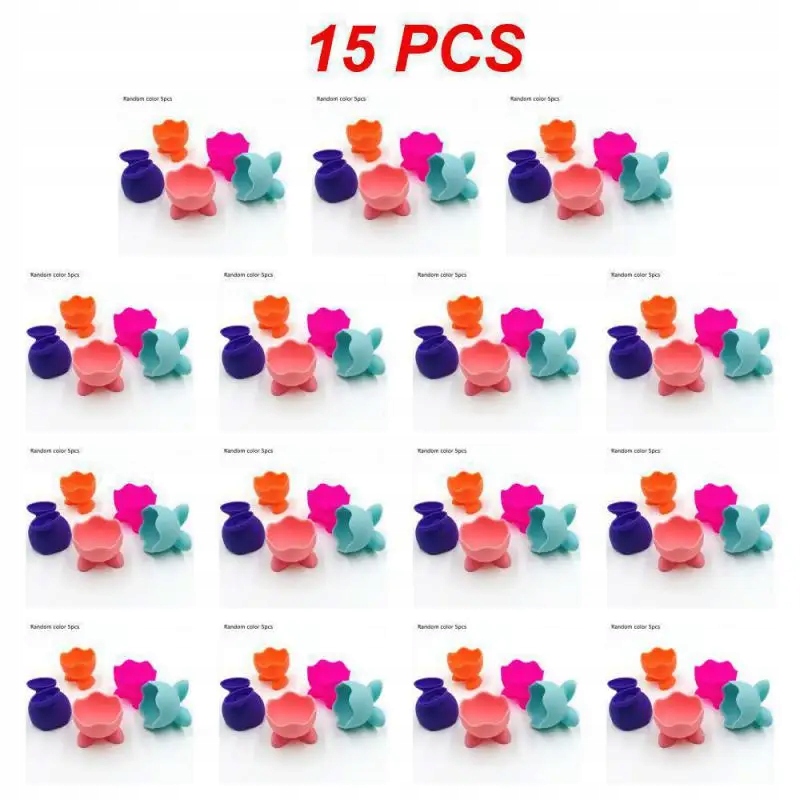 1~20PCS Silicone Egg Cup Colorful Soft Silicone Egg Cup Boiled Egg Serving