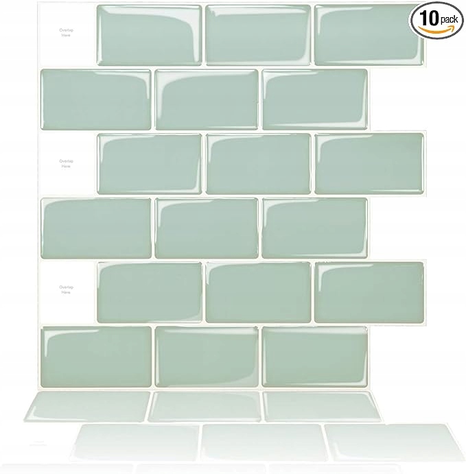 9 -arkuszowa przyklejana na osłonę przeciwbryzgową do płytek ściennych