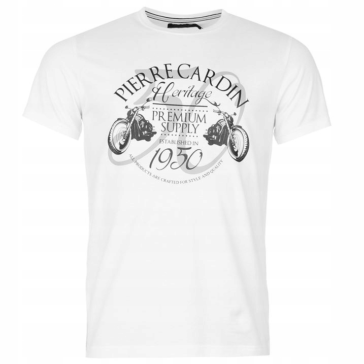Koszulka T-shirt Pierre Cardin Biała rozmiar M