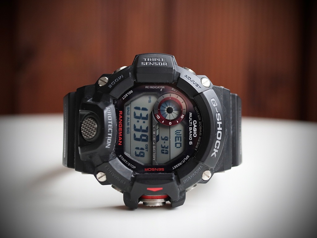 Casio G-Shock GW-9400-1CR RANGEMAN, Gwarancja