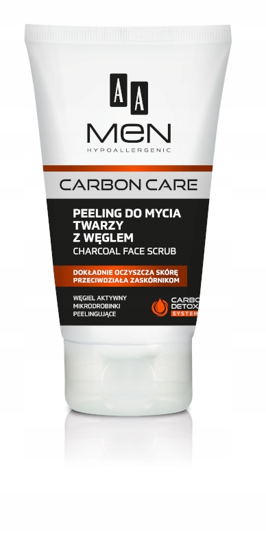 AA MEN CARBON CARE PEELING DO TWARZY Z WĘGLEM 150