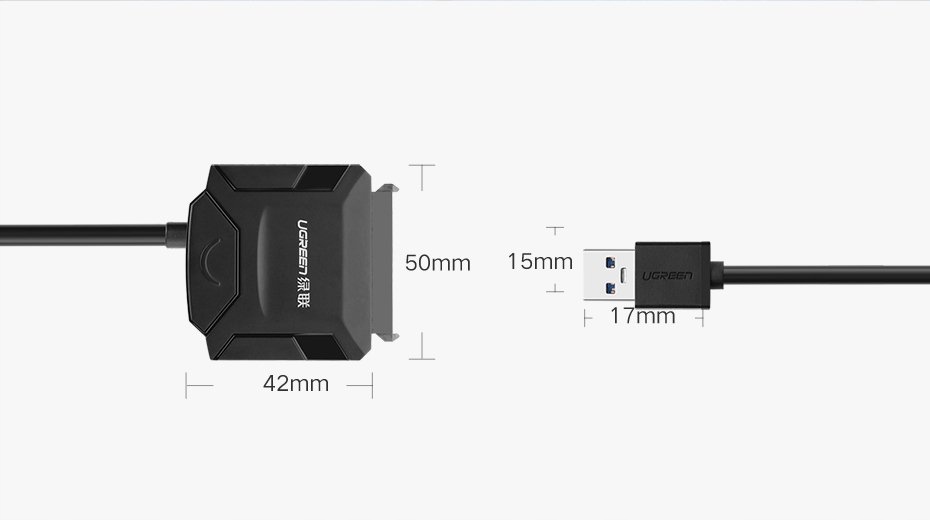 Купить АДАПТЕР UGREEN АДАПТЕР ДЛЯ SSD-НАКОПИТЕЛЕЙ SATA: отзывы, фото, характеристики в интерне-магазине Aredi.ru