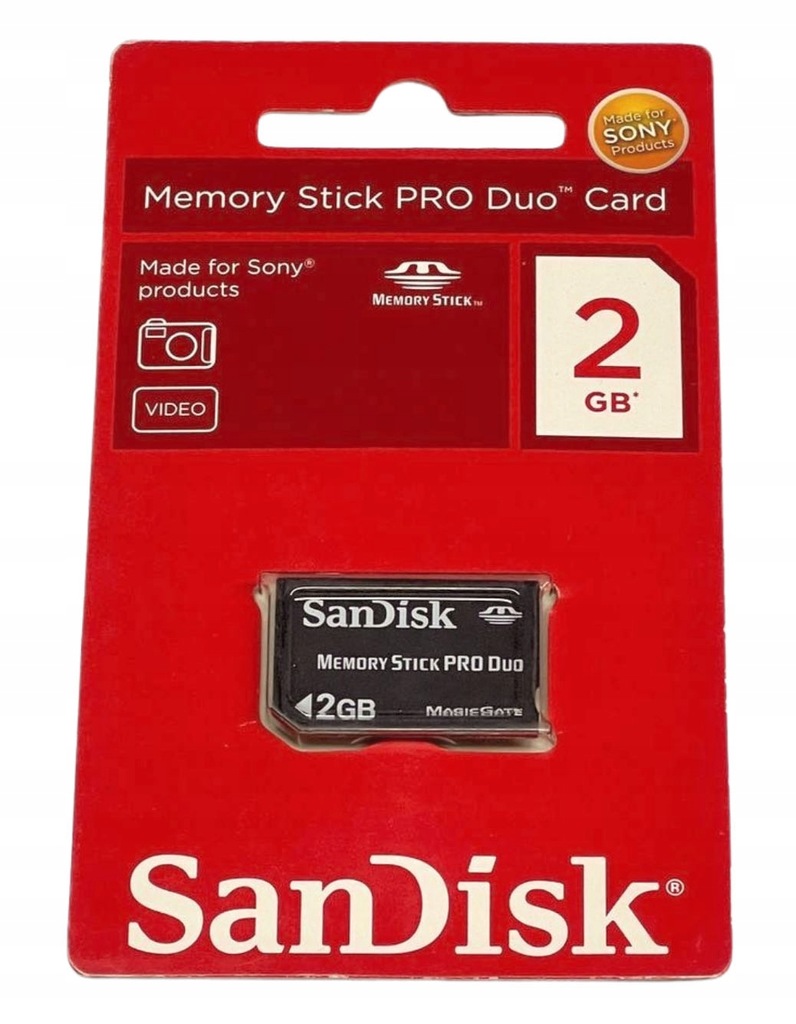 Karta Pamięci Memory Stick Pro Duo 2GB MagicGate
