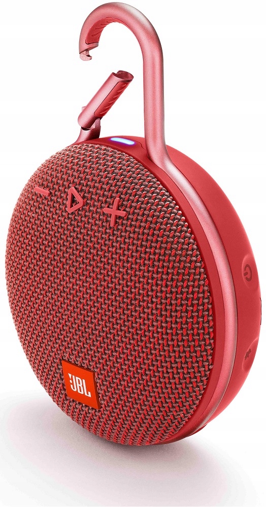 MAS24 GŁOŚNIK BLUETOOTH JBL CLIP 3 RED WODOODPORNY