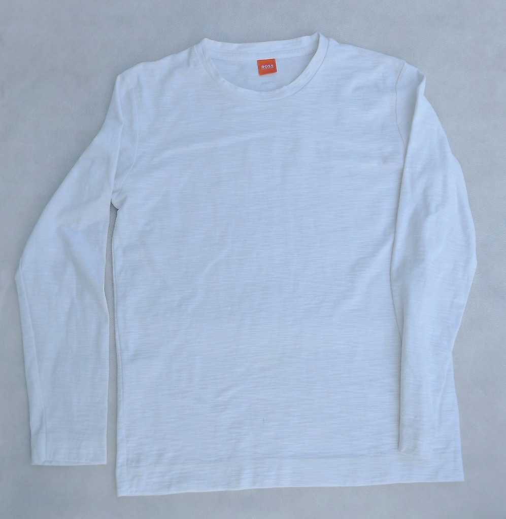 HUGO BOSS BIAŁY LONGSLEEVE M/L