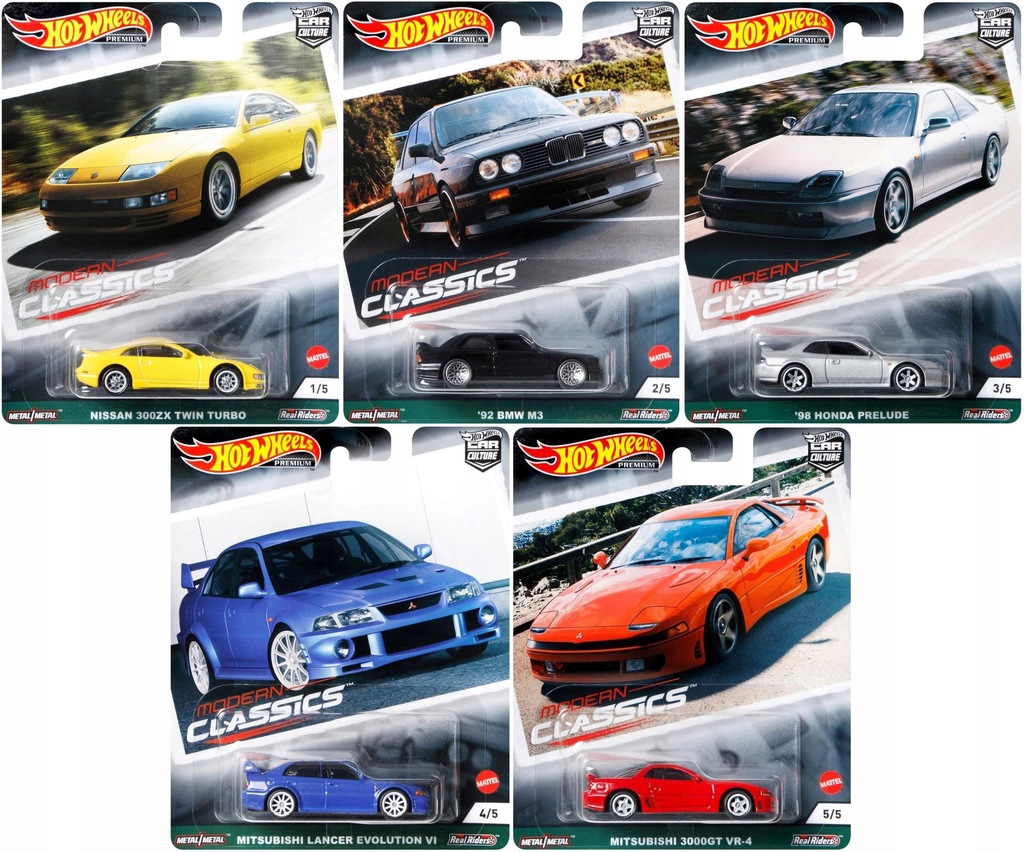 HotWheels MODERN CLASSICS 5台セット Hot Wheels Premium Modern Classics Zestaw 5 aut Premium Car