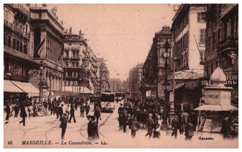 Francja, Marsylia ok 1915 rok
