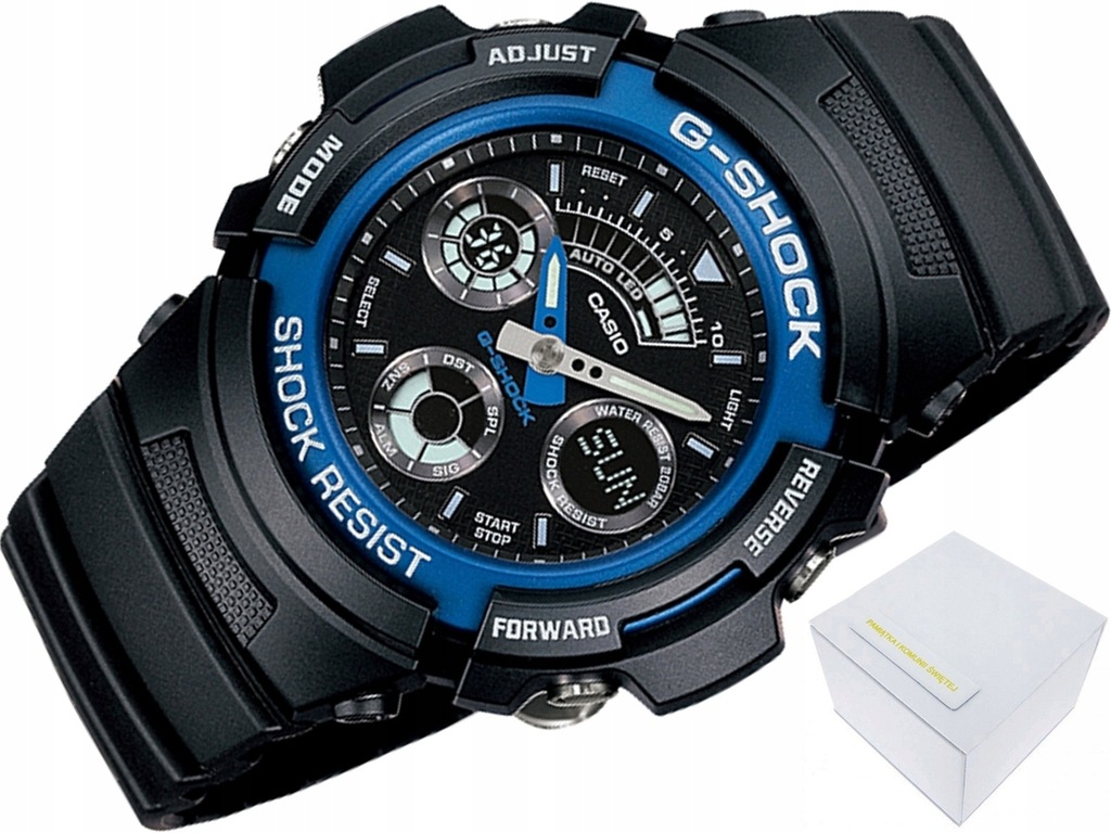 ZEGAREK CASIO G-SHOCK NA KOMUNIE GRAWER 24H