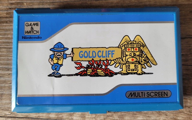 GAME & WATCH MULTI SCREEN GOLD CLIFF z 1988