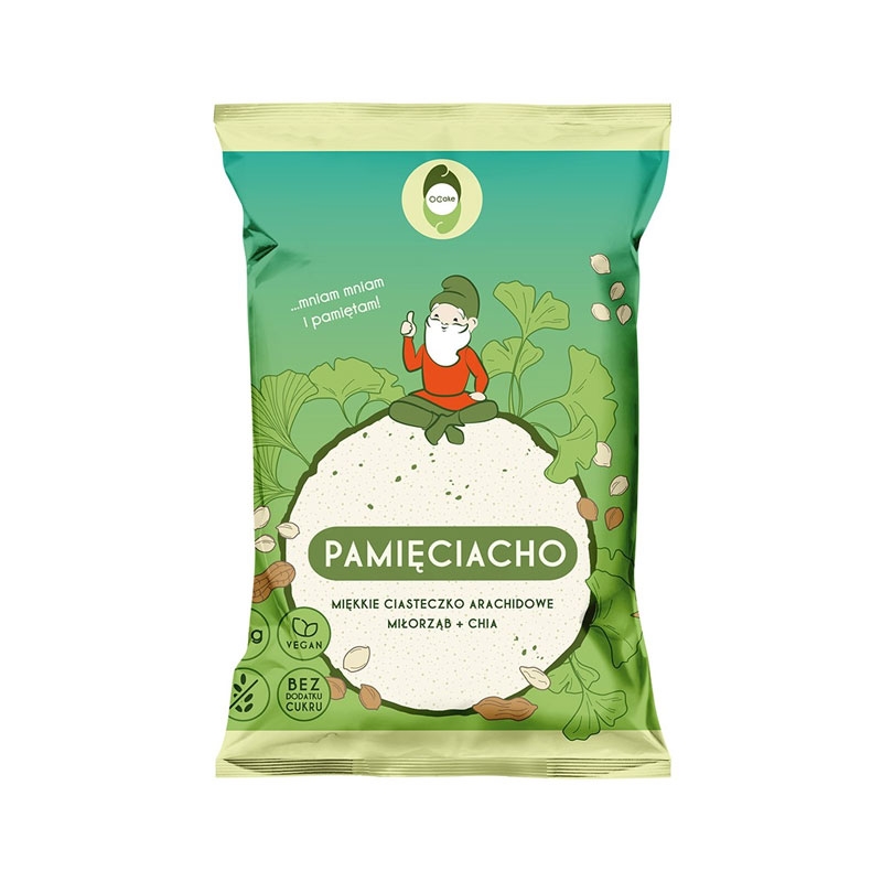 Ciasteczko miękkie Pamięciacho arachidowe bezglutenowe 50 g OCAKE