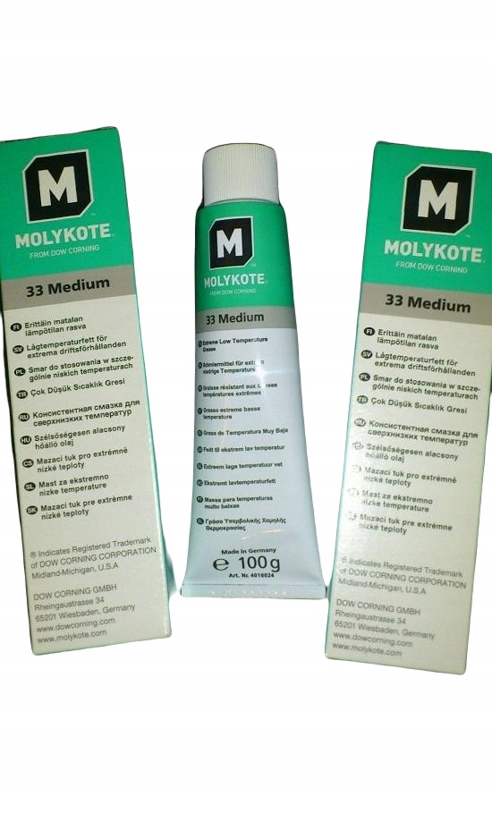 Molykote 33 medium smar silikonowy 100g - 7851500826 - oficjalne ...