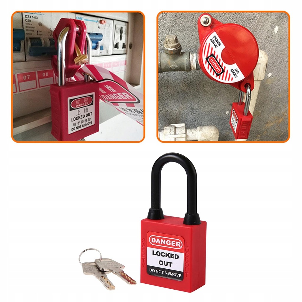 Lockout Tagout Locks Nylonowa kłódka - 12250555726 - oficjalne archiwum ...