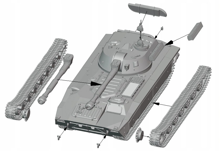 Купить 2С1-М Морский Гоздзик 1/72 R72041 МИНИАТЮРНЫЙ КРАСНЫЙ ТАНК: отзывы, фото, характеристики в интерне-магазине Aredi.ru