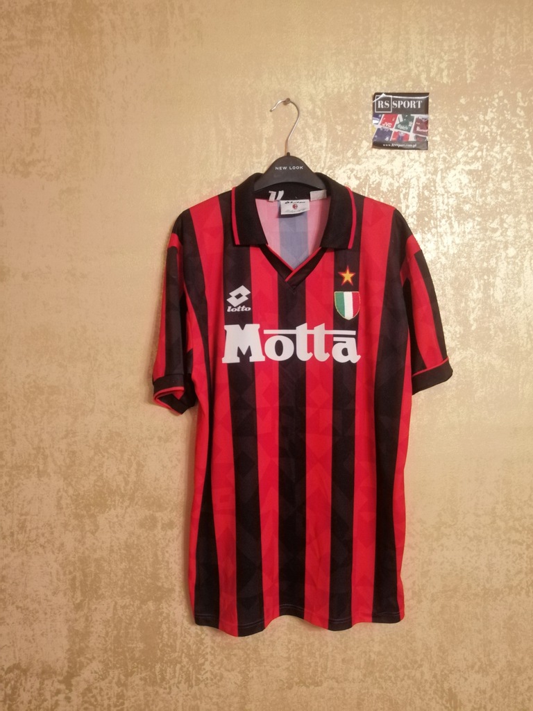 Koszulka Retro AC Milan Home 1993/1994 Lotto XL