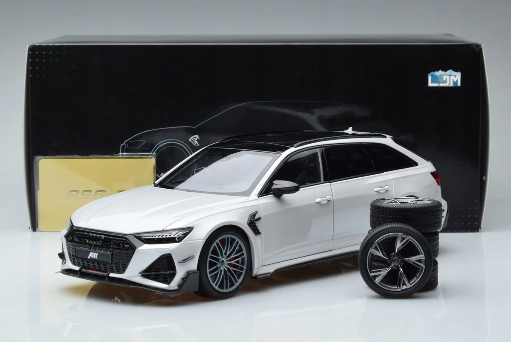 Audi RS6 C8 ABT RS-R Glacier White Polar Master 1/