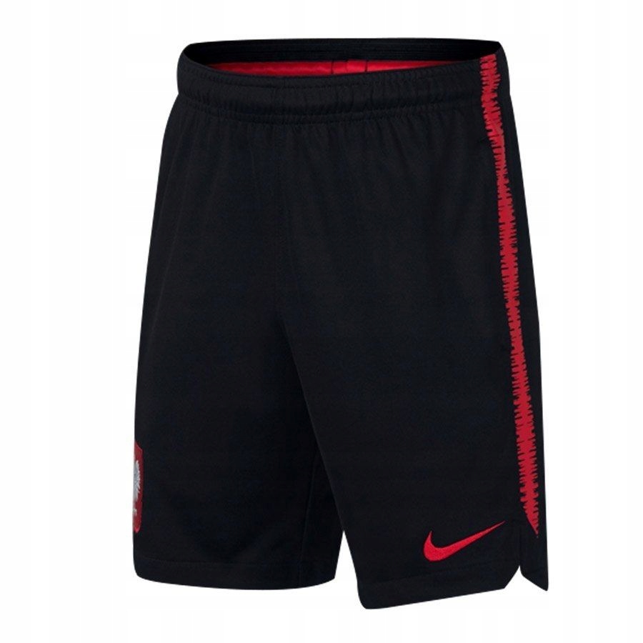 Spodenki Piłkarskie Nike Poland czarn 128-137cm