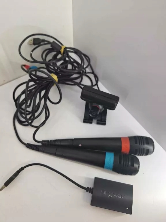 ZESTAW DO PS3 PS4 KAMERA MIKROFONY ,ADAPTER