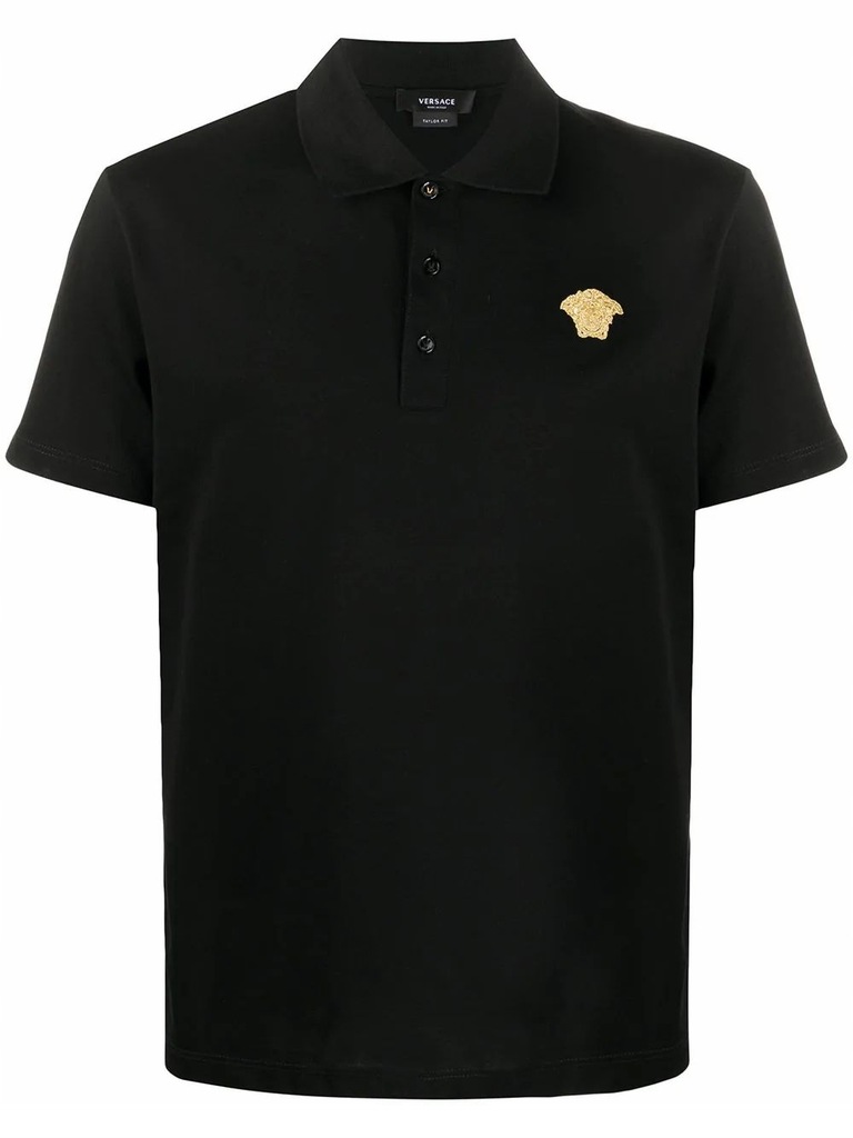 VERSACE MĘŻCZYZN CZARNY KOSZULKI POLO 4XL INT