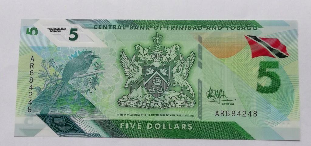 Trinidad and Tobago 5 dolar 2020