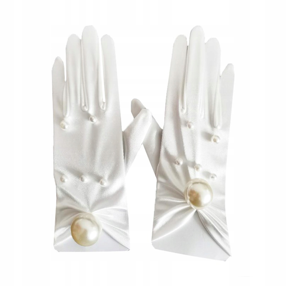 1 para rękawiczki ślubne dla kobiet Party panny