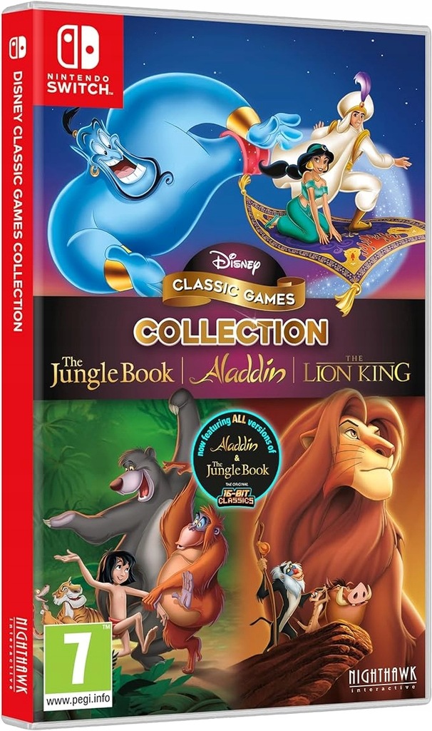 Księga dżungli,Aladyn i Król Lew–Nowa Południowa Walia Nintendo Switch