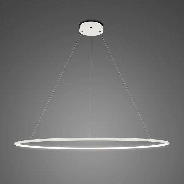 Lampa wisząca Ledowe Okręgi No.1 Φ120 cm in 4k bia