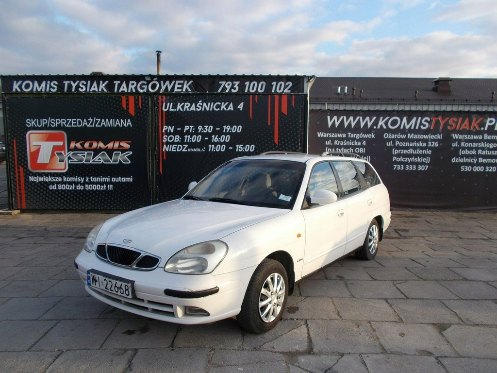 Daewoo Nubira 2.0 Benzyna, 2000 rok KOMIS TYSIAK