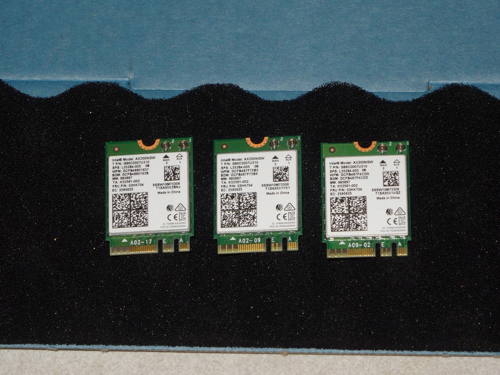 Intel Wi-Fi 6 AX200 AX200.NGWG 2x2 BT vPro 2,4Gbps - 8647733961 ...