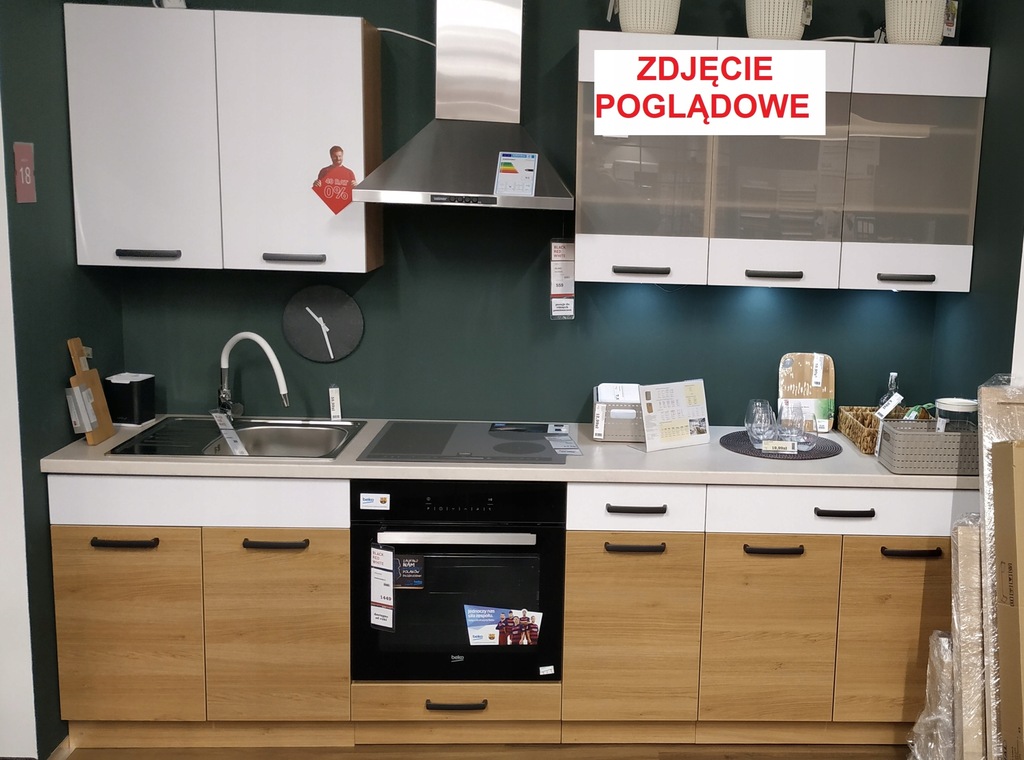 Nowe Meble Kuchenne Black Red White Brw Szer 3 05m 7725329782 Oficjalne Archiwum Allegro