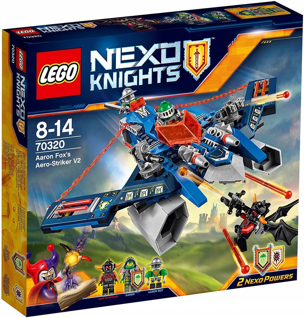 LEGO Nexo Knights MYŚLIWIEC V2 AARONA 70320