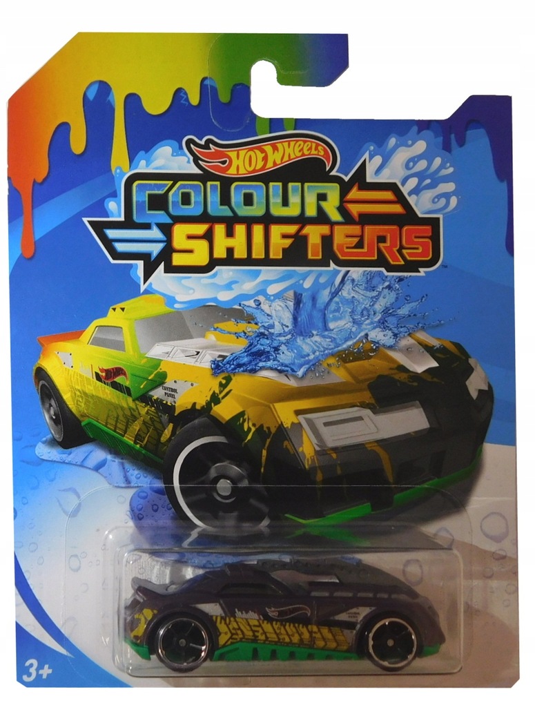 HOT WHEELS AUTKO ZMIENIAJĄCE KOLOR BARBARIC CFM45