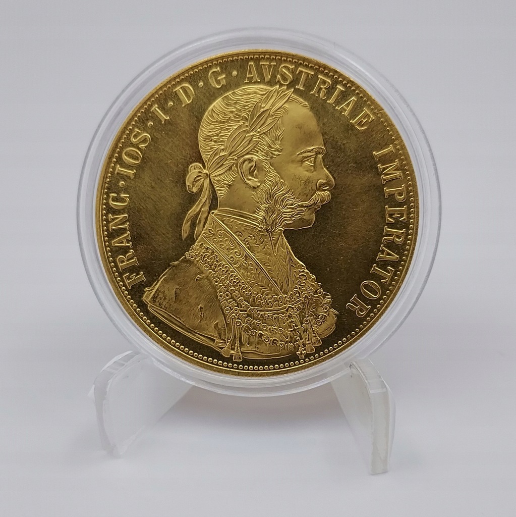 Złota Moneta 4 Dukaty 13,96 g Restrike Austria