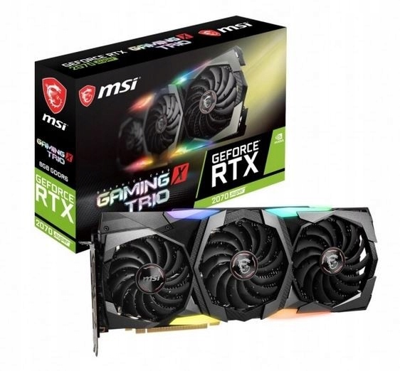 Купить MSI GeForce RTX 2070 SUPER GAMING X TRIO 8 ГБ: отзывы, фото, характеристики в интерне-магазине Aredi.ru