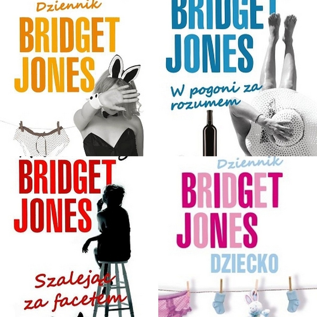Dziennik Bridget Jones Pakiet 4 Ksiazki Fielding 6935964536 Oficjalne Archiwum Allegro