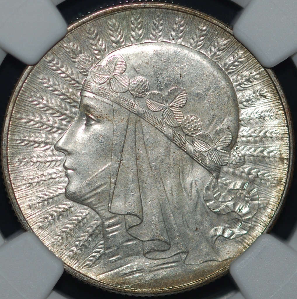 5 zł 1933 Głowa Kobiety - MS 63 - NGC - MENNICZE