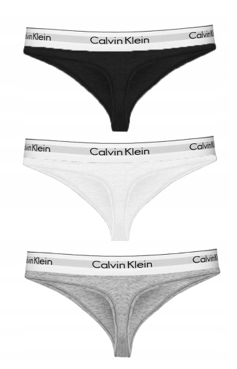 Stringi Damskie Calvin Klein 3 Pack Ck 9640021184 Oficjalne Archiwum Allegro