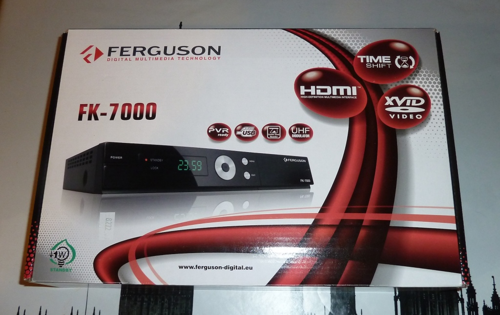 Dekoder, Tuner DVB FERGUSON FK-7000 + bonusy; WOŚP