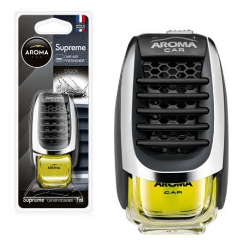 AROMA_CAR_SUPREME_BLACK _odświeżacz do AUTA__7ml