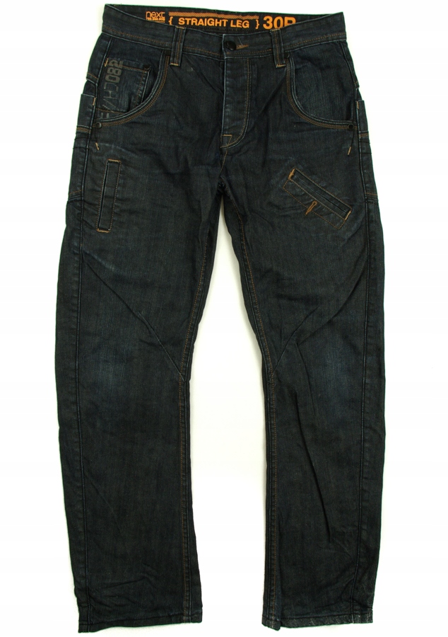NEXT Świetne spodnie jeansy granat r W30