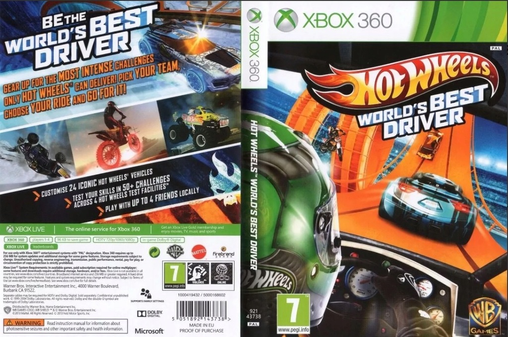Hot wheels world's best on sale driver xbox 360 multiplayer