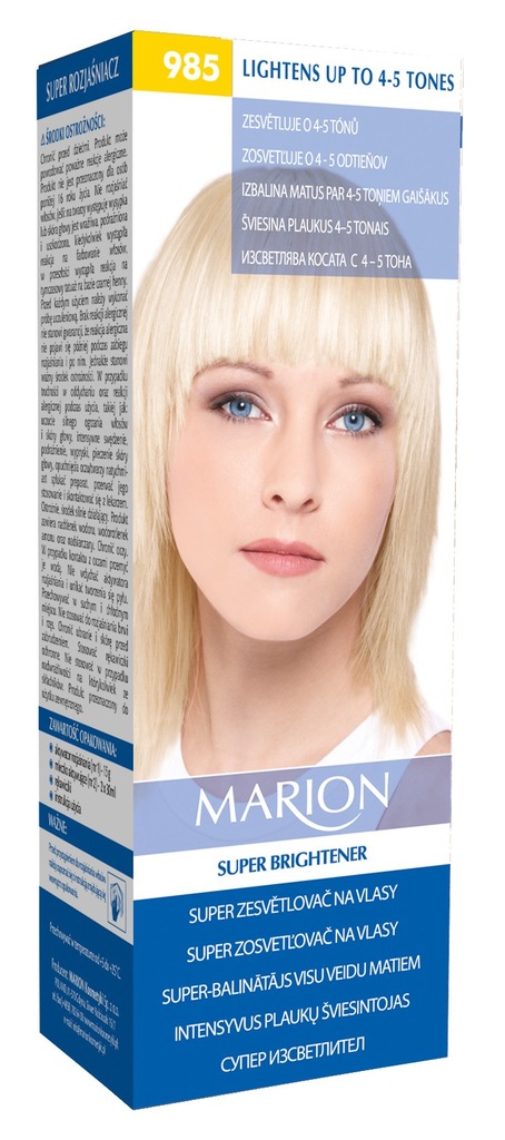 Marion Rozjaśniacz Super do całych włosów 4-5 tonó
