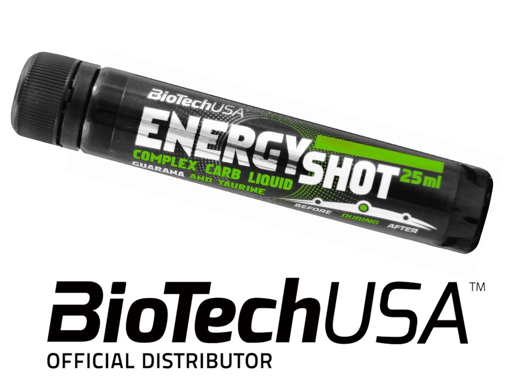 BIOTECH USA ENERGY SHOT 25ML PRZEDTRENINGÓWKA SIŁA