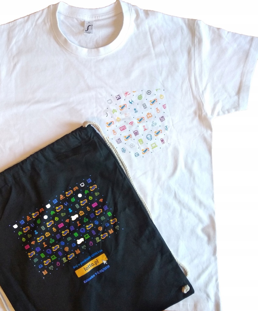 IEM KATOWICE PLECAK + T-SHIRT LOTTO rozm. M