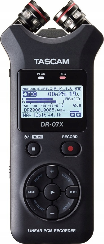 Tascam DR-07X - Przenośny rejestrator cyfrowy z in