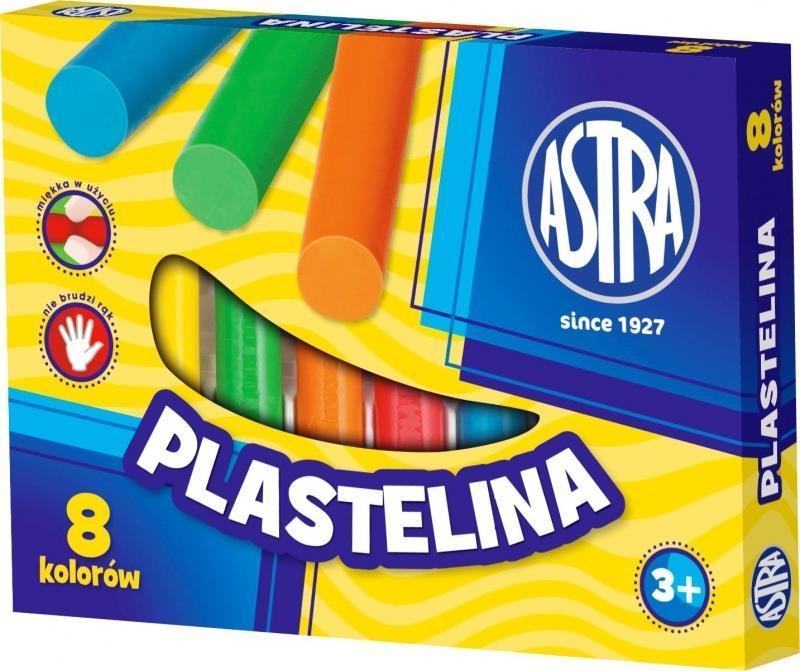 PLASTELINA 8 KOLORÓW ASTRA, ASTRA PAPIERNICZE